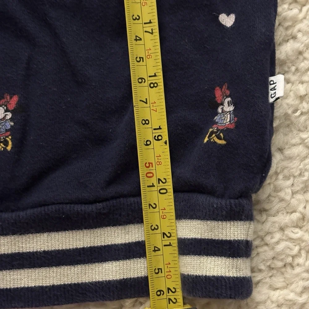 GapKids × Disney Size Small 6-7 Minnie Mouse Navy Blue Hoodie‎ Dress Pockets